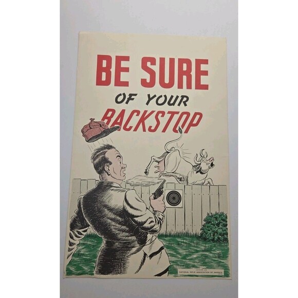 NRA Antique RARE Poster 